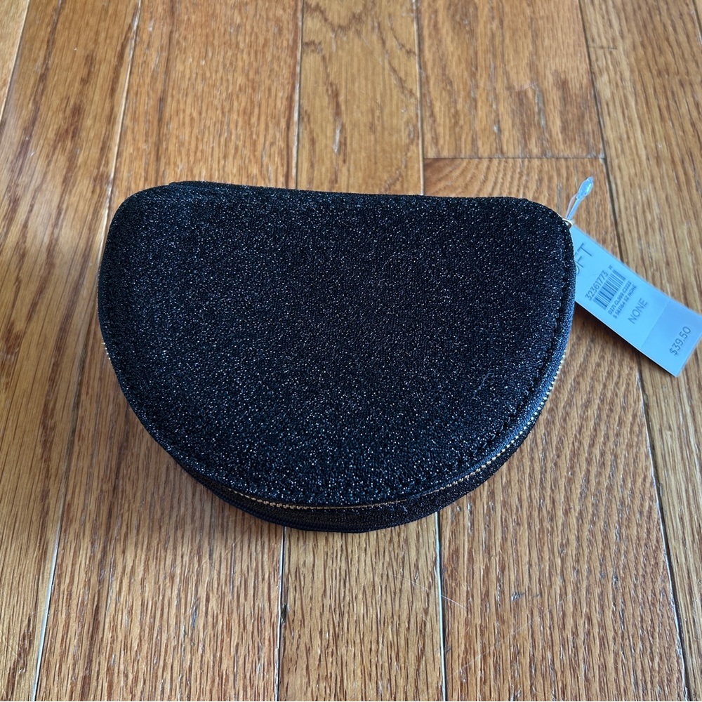 Loft Black Shimmer Jewelry Case - NWT